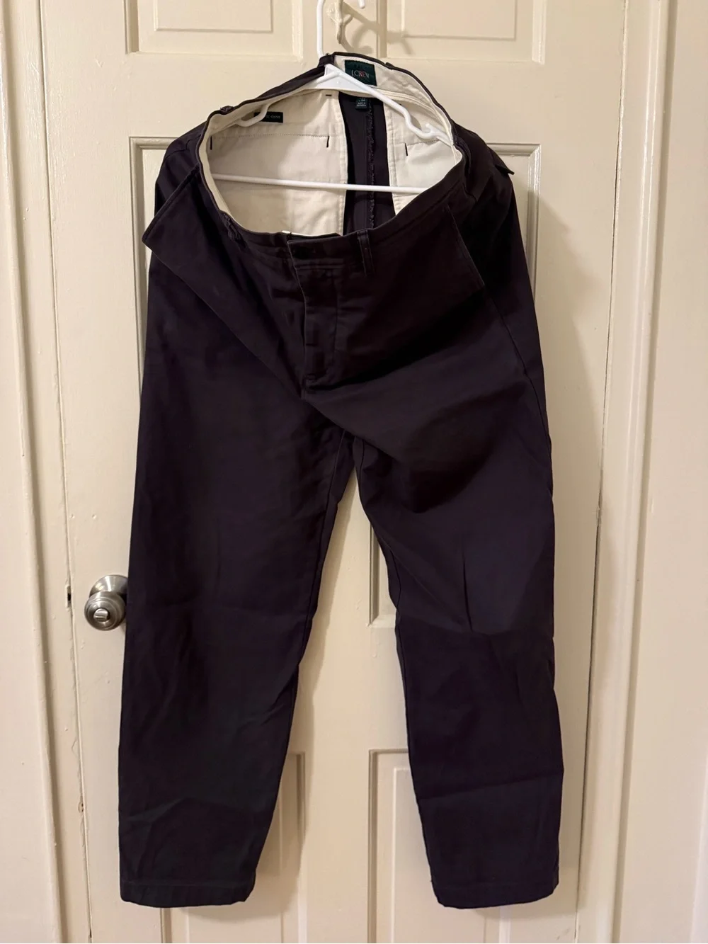 J. Crew Classic Chino - dusty wine (grey) 32 x 34